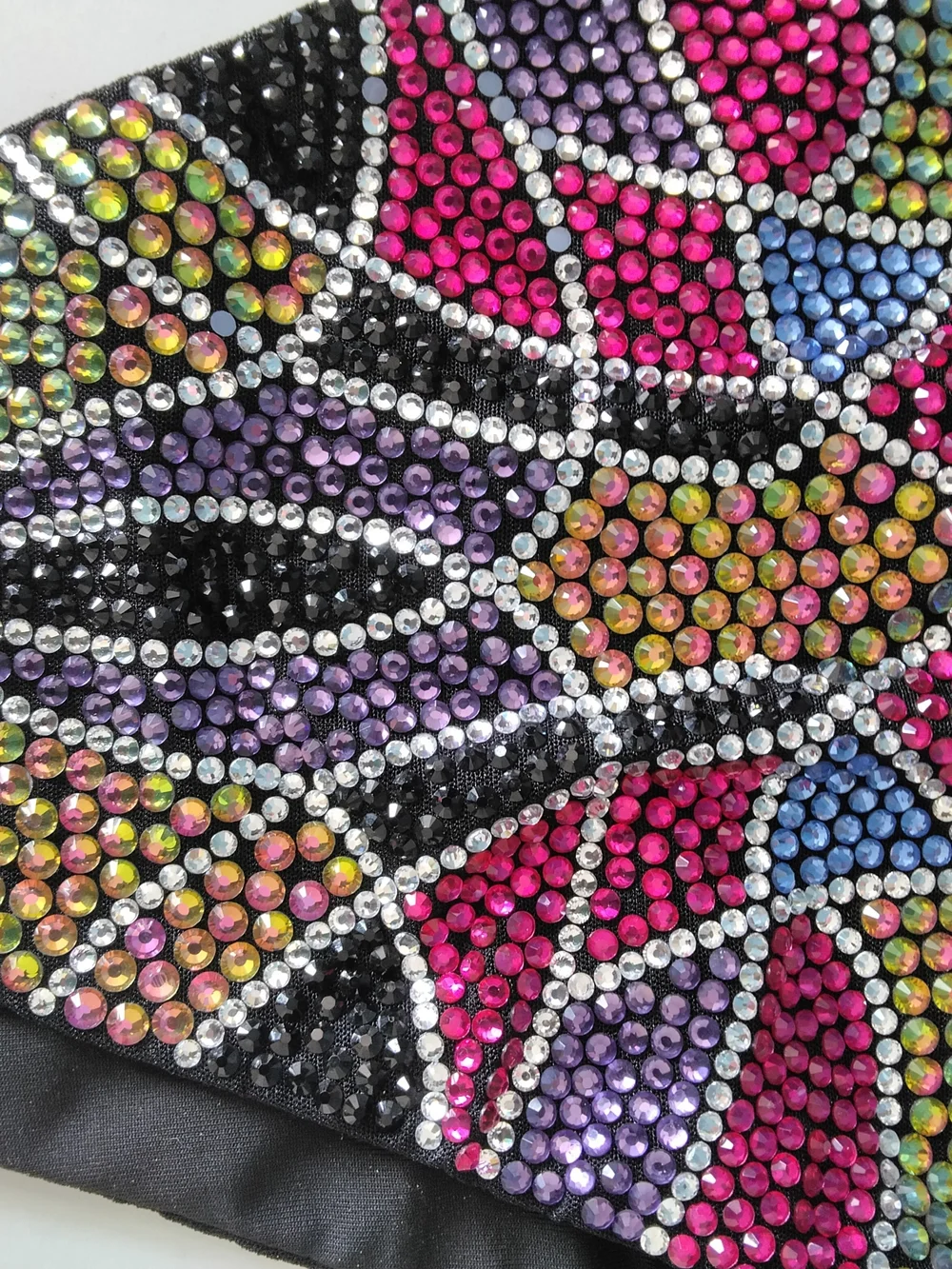 Rhinestone  - Purple & Multicolor Bikini Bottom NWT Size Large